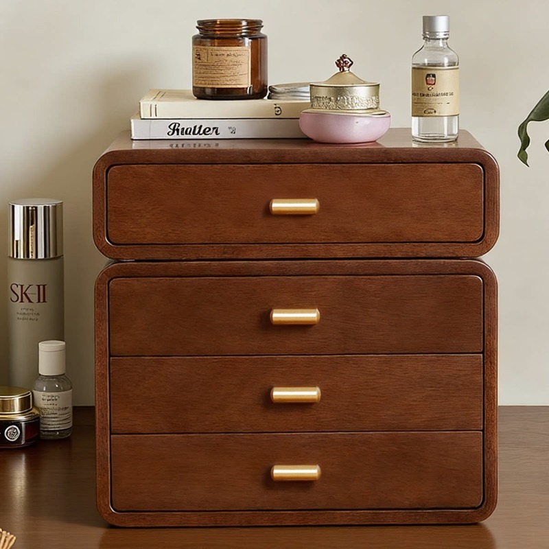 Home Office Desk With Drawers - Vintage Wooden Desk Organizer with Drawers,