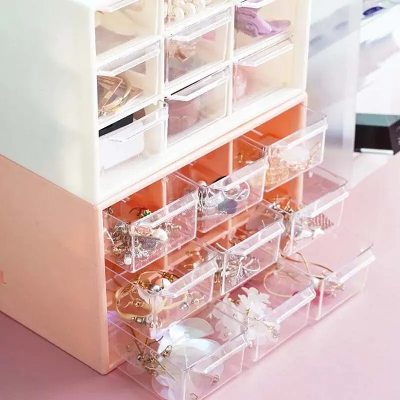 Home Office Desk With Drawers - Simple High-Color Desktop Organizer Drawer Type