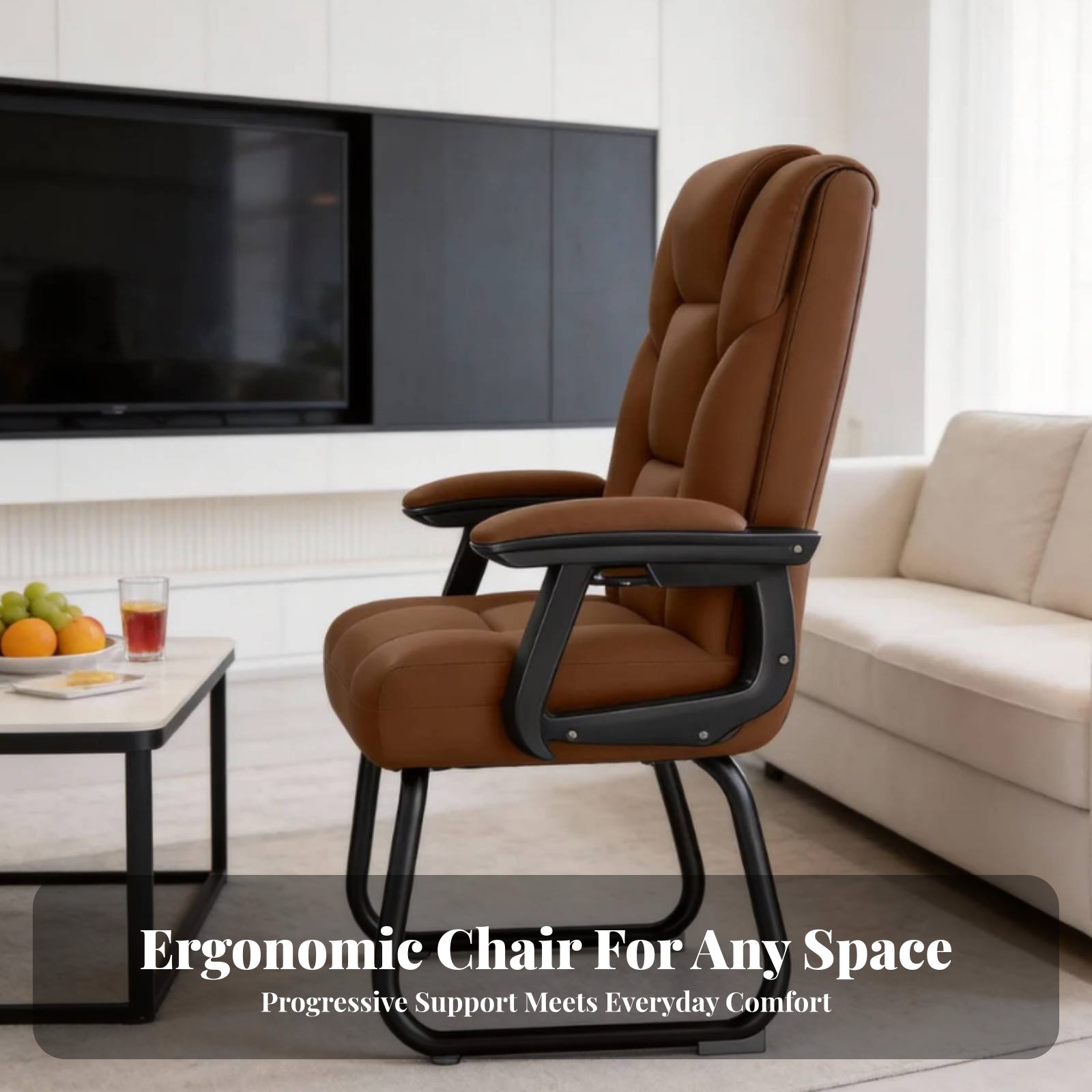 Home Office Guest Room - Mesh spine Guest Chair Ergonomic Design