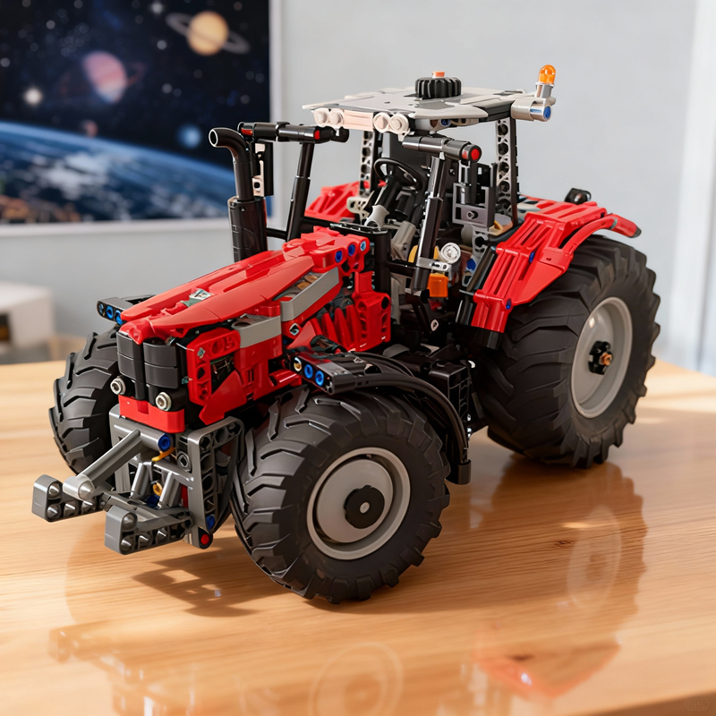 Home Office Architecture - 1137pcs MOC Massey Ferguson Tractor Technical