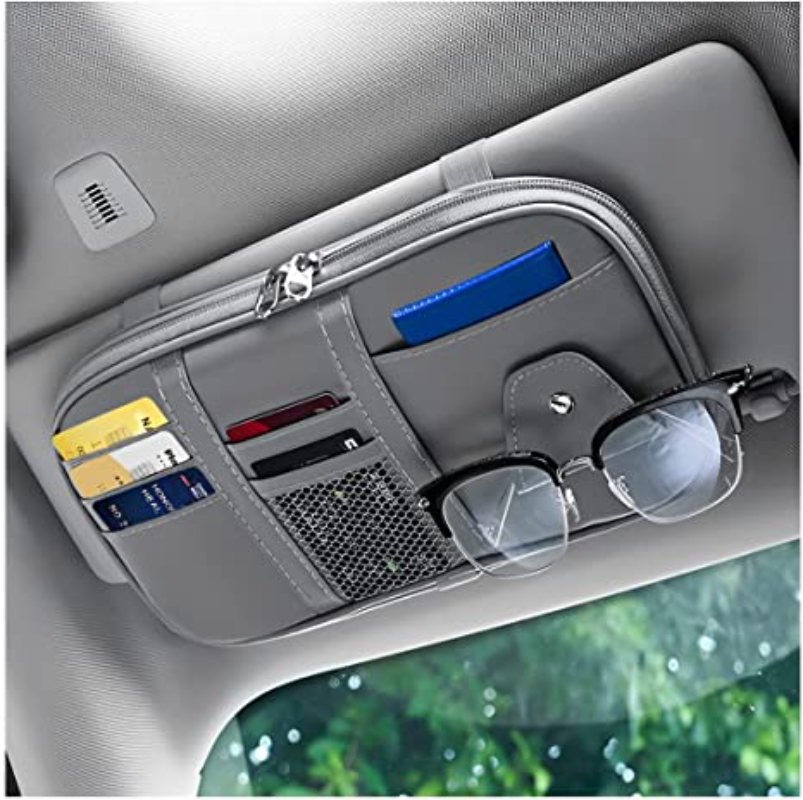 Rolling File Cart - Car Sun Visor Organizer MultiPocket Auto