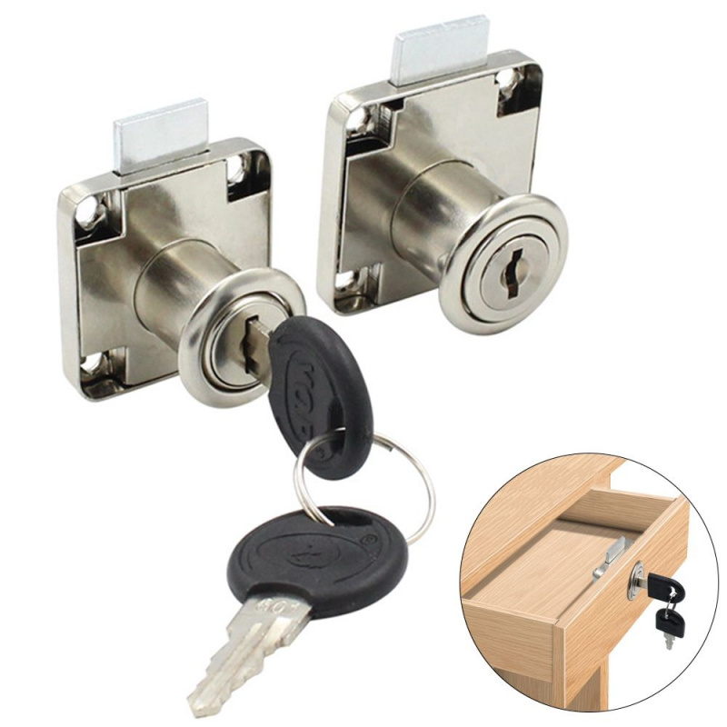 Home Office Desk With Drawers - Zinc Alloy Drawer Lock Burglarproof Home