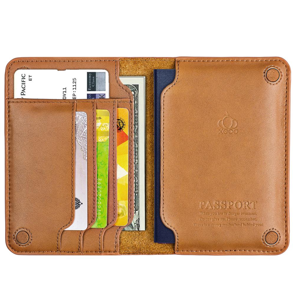 Rolling File Cart - Genuine Leather Passport Holder Passport Cover