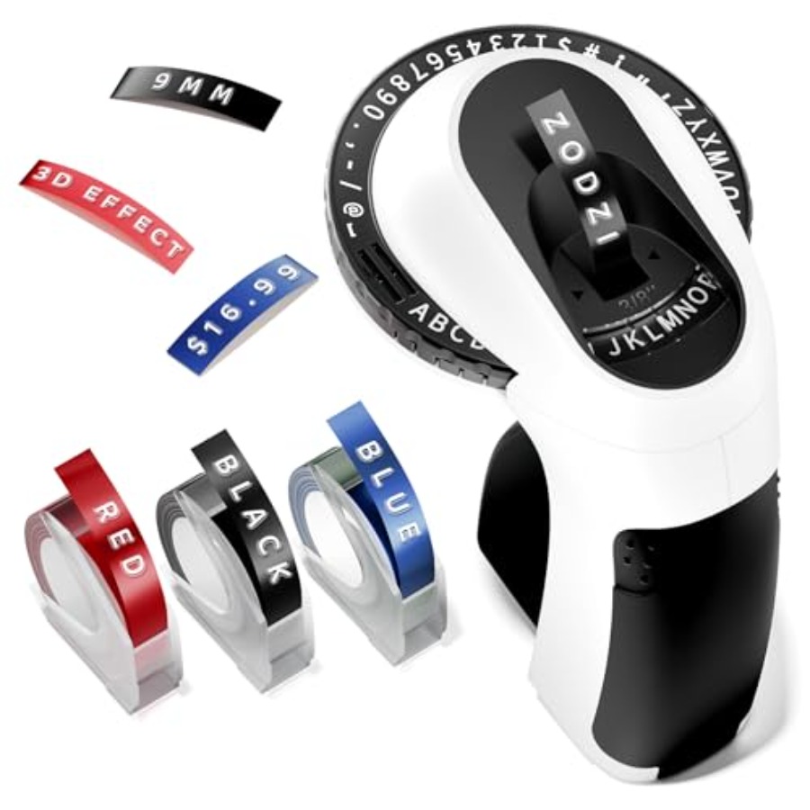 Label Maker Machine - Label Maker, Vintage Embossing Label Maker,