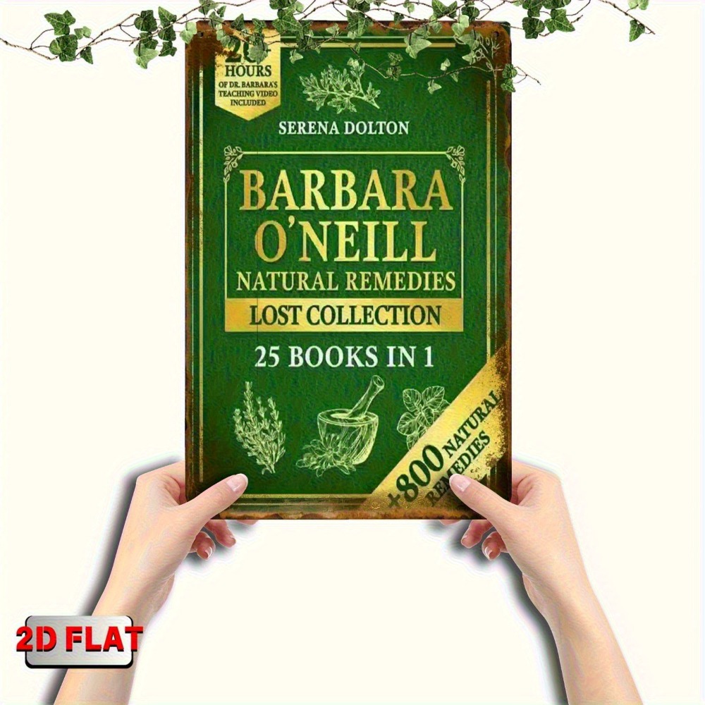 Home Office With Library - Vintage Metal Wall Decor 2D Barbara