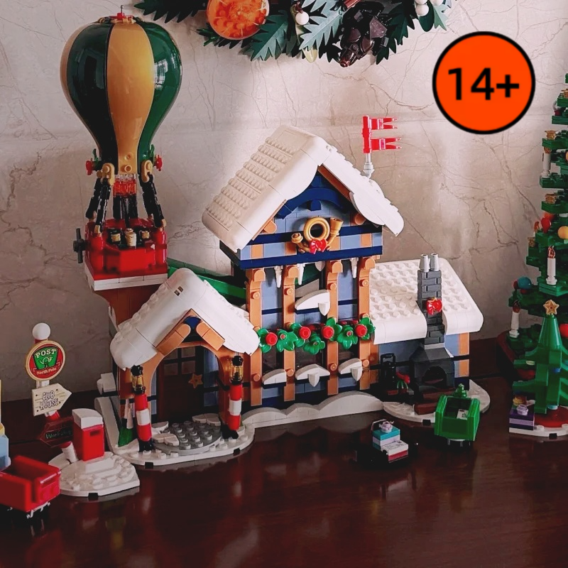 Home Office Architecture - Architecture Model Bricks 1440PCS Santa's Post