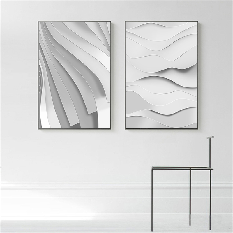 Nordic Canvas Painting Black W - مراجعة Home Office York وسعره