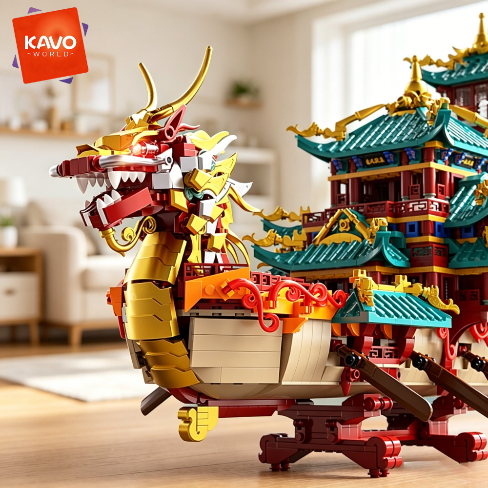 KAVOWORLD 2453pcs Large Chines - مراجعة Home Office Architecture وسعره