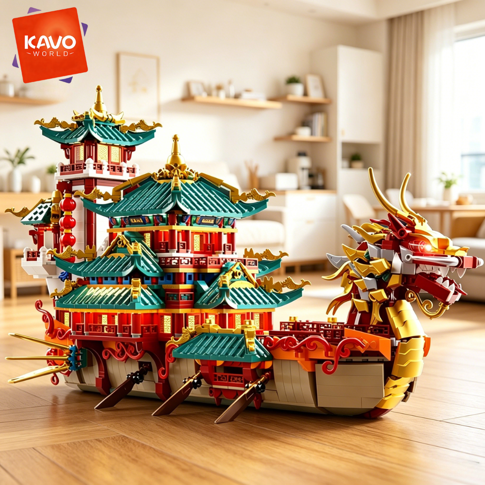 KAVOWORLD 2453pcs Large Chines - مراجعة Home Office Architecture وسعره