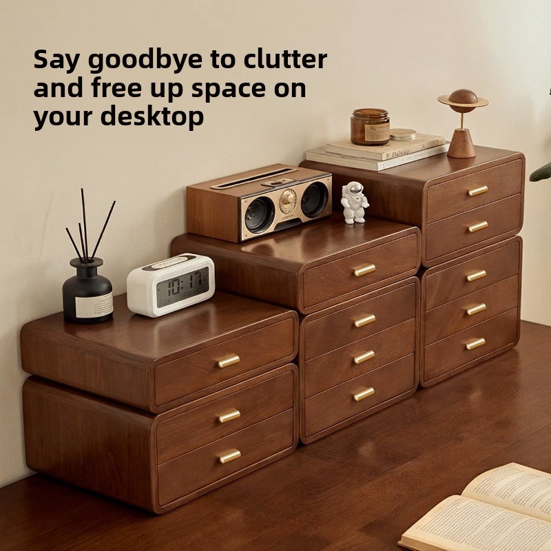 Vintage Wooden Desk Organizer  - مراجعة Home Office Desk With Drawers وسعره