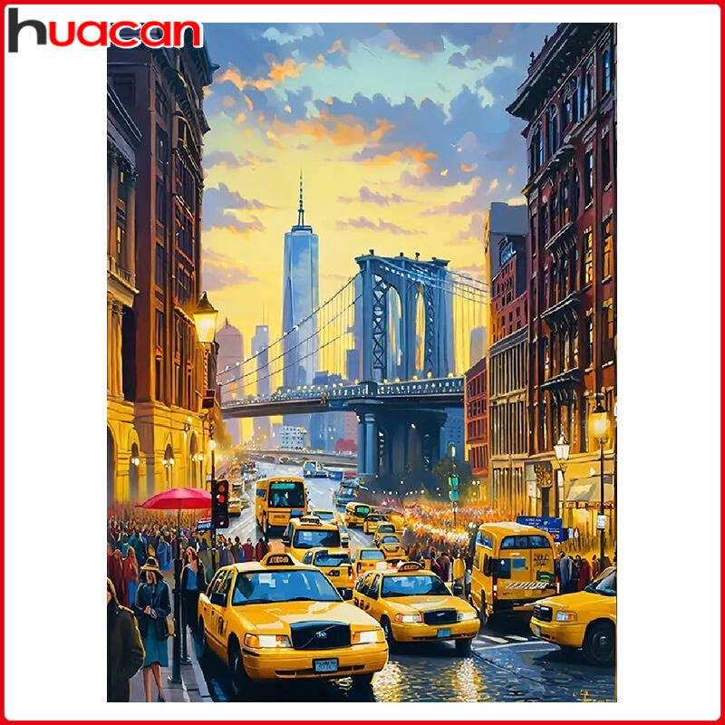 HUACAN Diamond Painting New Yo - مراجعة Home Office York وسعره