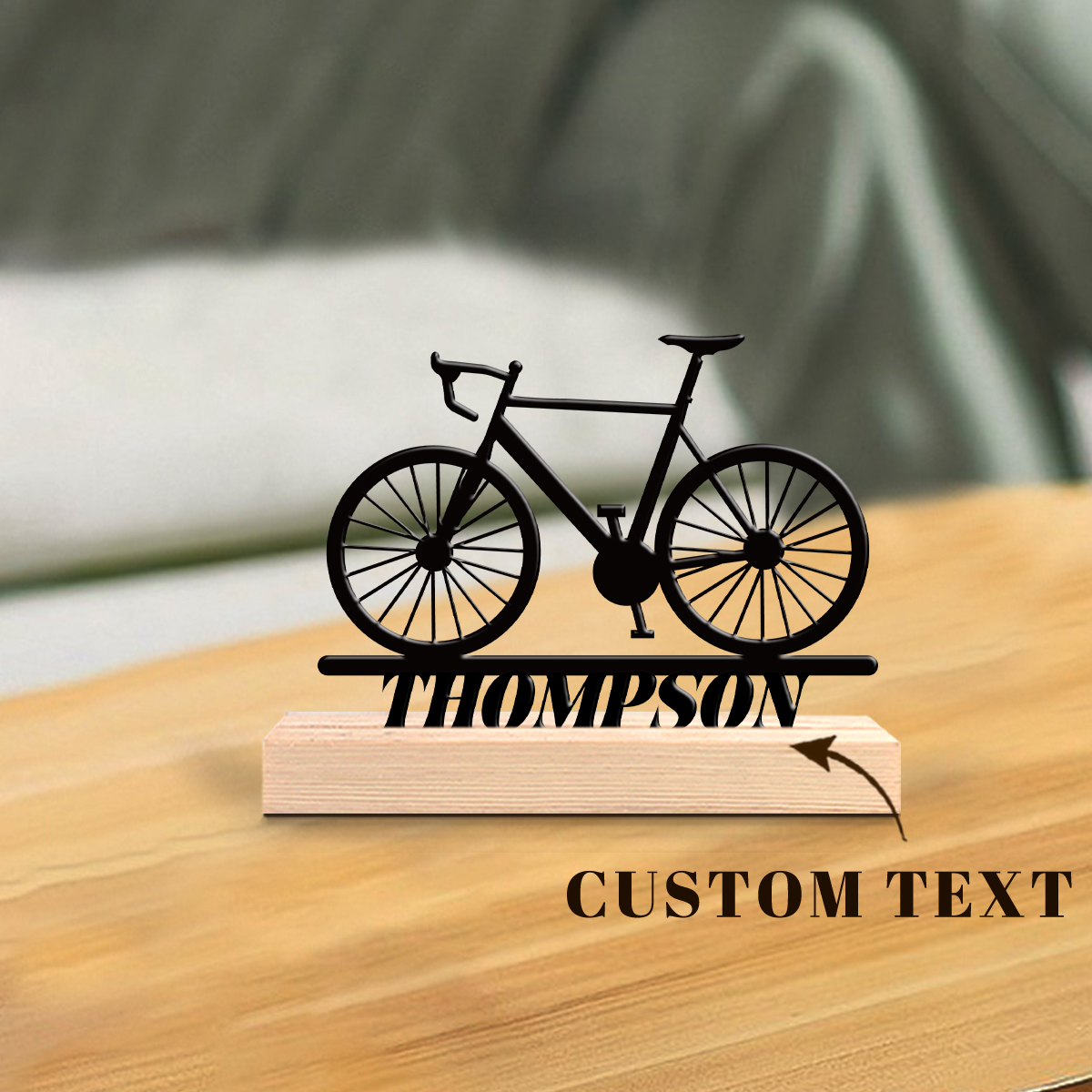 1Pc Csutom Mountain Bike Woode - مراجعة Home Office Gifts وسعره