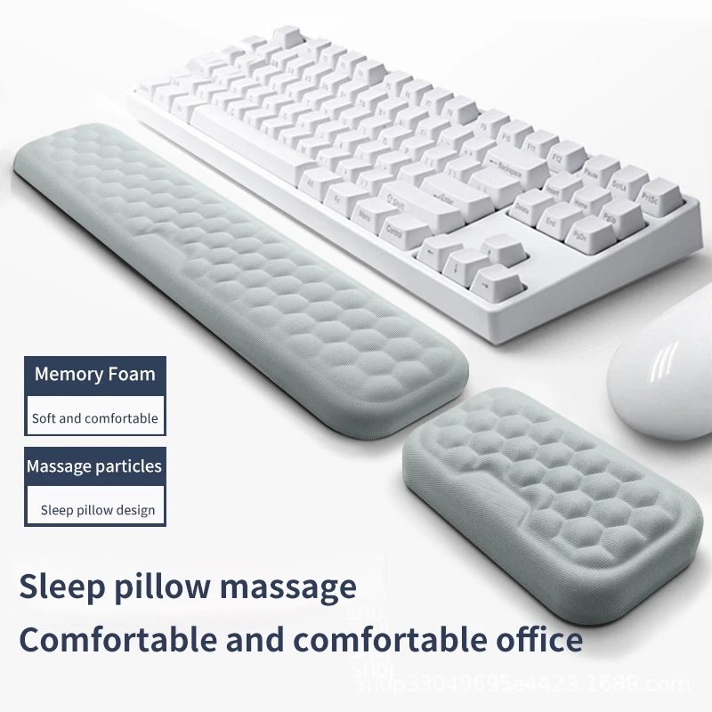 Ergonomic Memory Foam Gaming D - مراجعة Wrist Rest Pad وسعره