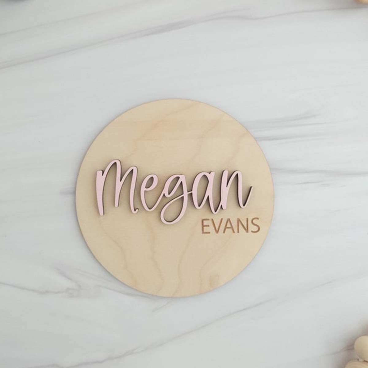 1Pc Custom Wooden Name Plate f - مراجعة Home Office Gifts وسعره
