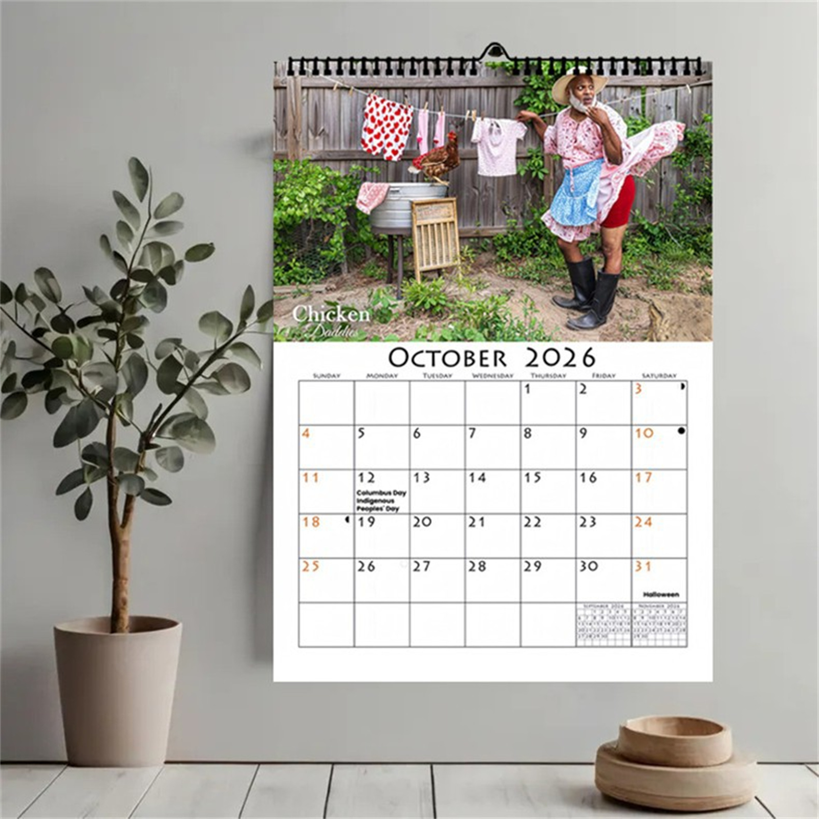 2026 Funny Chicken Daddy Wall  - مراجعة Home Office Gifts وسعره