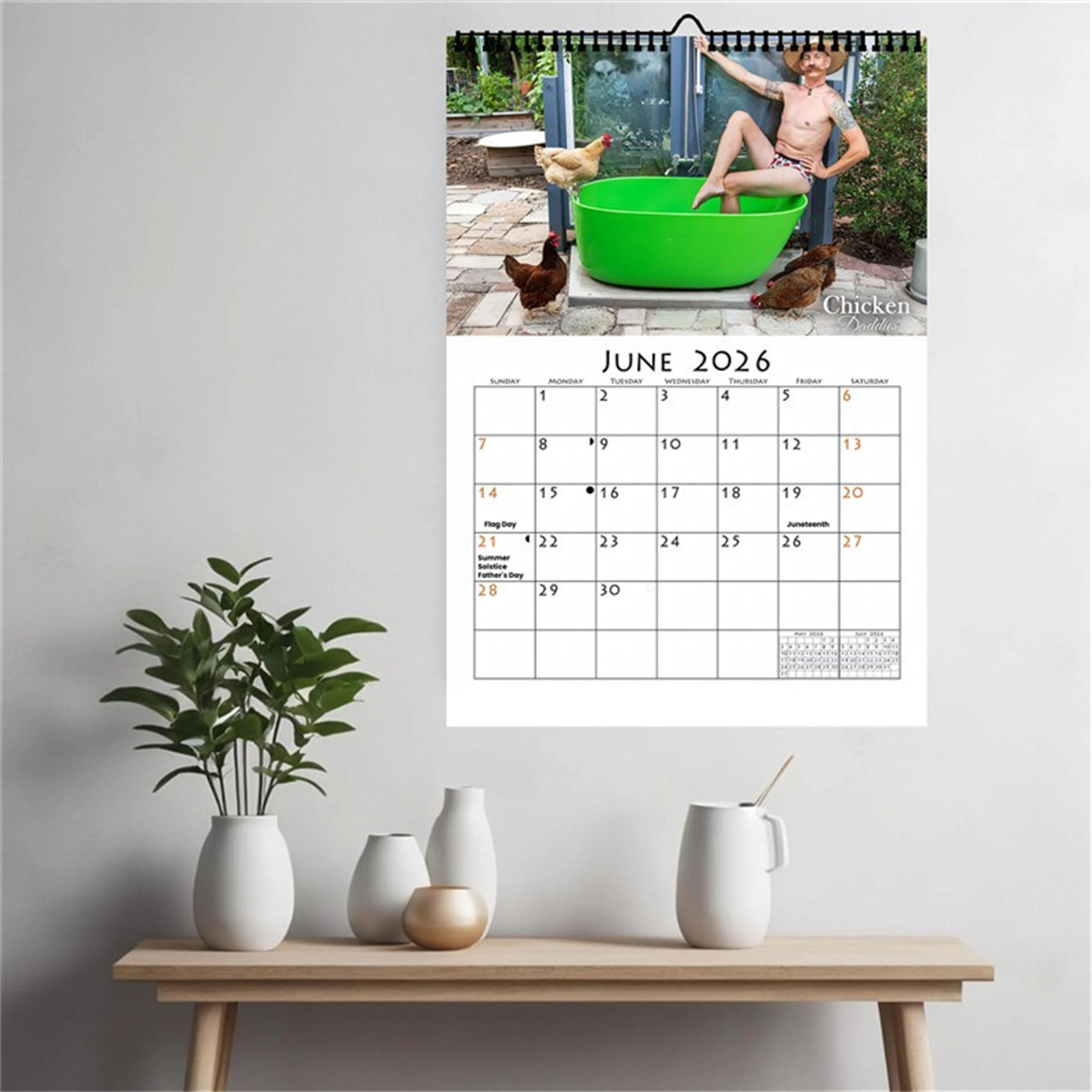 2026 Funny Chicken Daddy Wall  - مراجعة Home Office Gifts وسعره