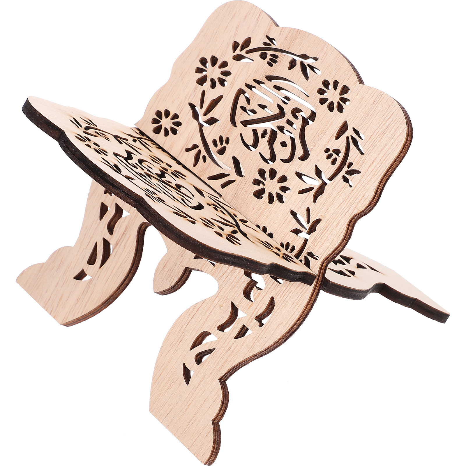 Elegant Wooden Reading Stand B - مراجعة Home Office With Library وسعره