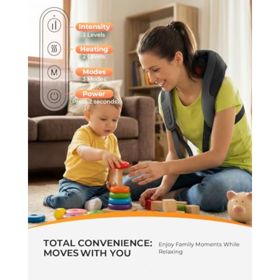 Cordless neck massager for hom - مراجعة Home Office Alternative وسعره