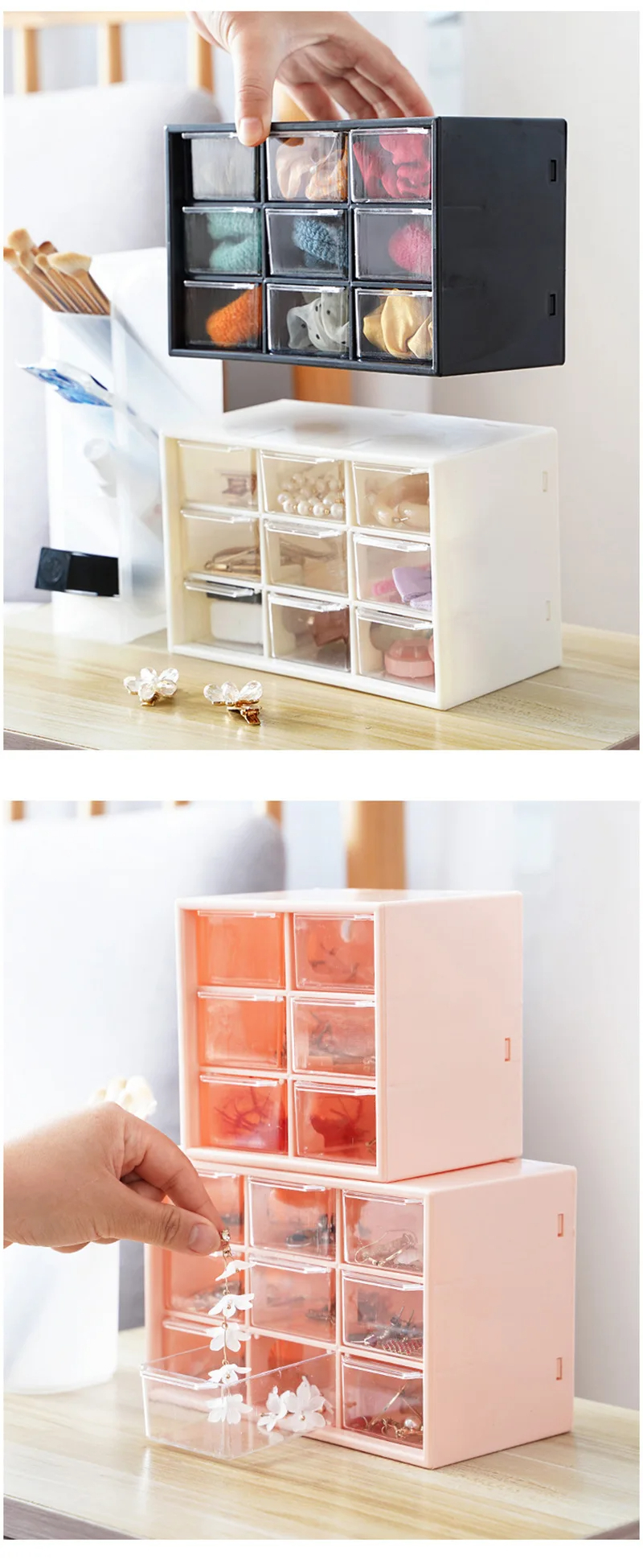 Simple High-Color Desktop Orga - مراجعة Home Office Desk With Drawers وسعره