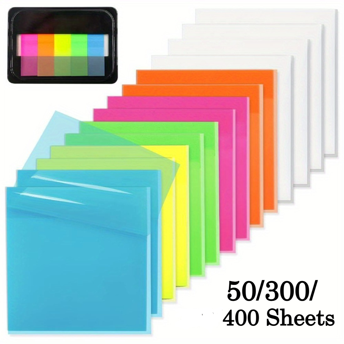 Transparent Sticky Notes 3Inch - مراجعة Sticky Note Dispenser وسعره