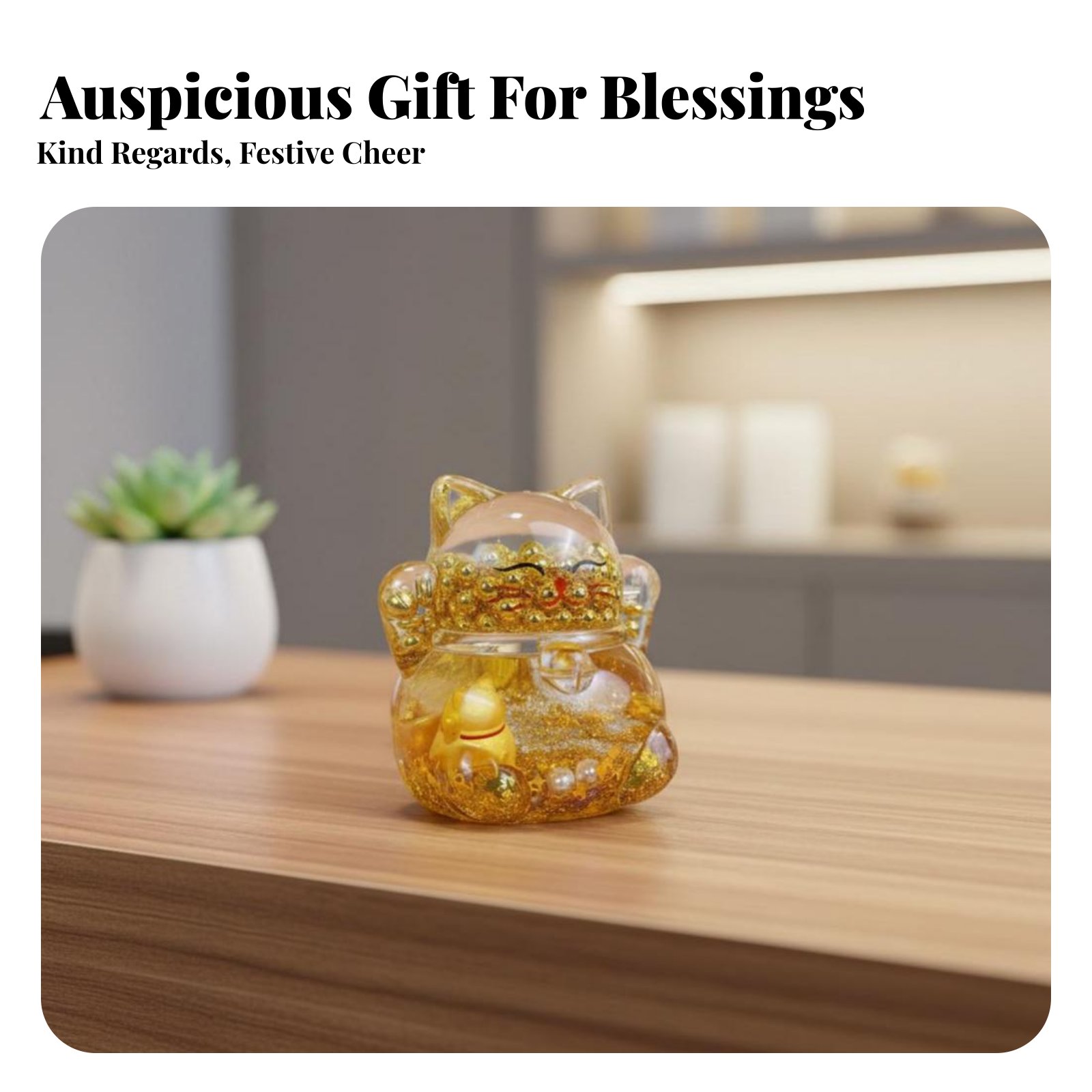 Fortune Cat Decoration, Flashi - مراجعة Home Office Gifts وسعره