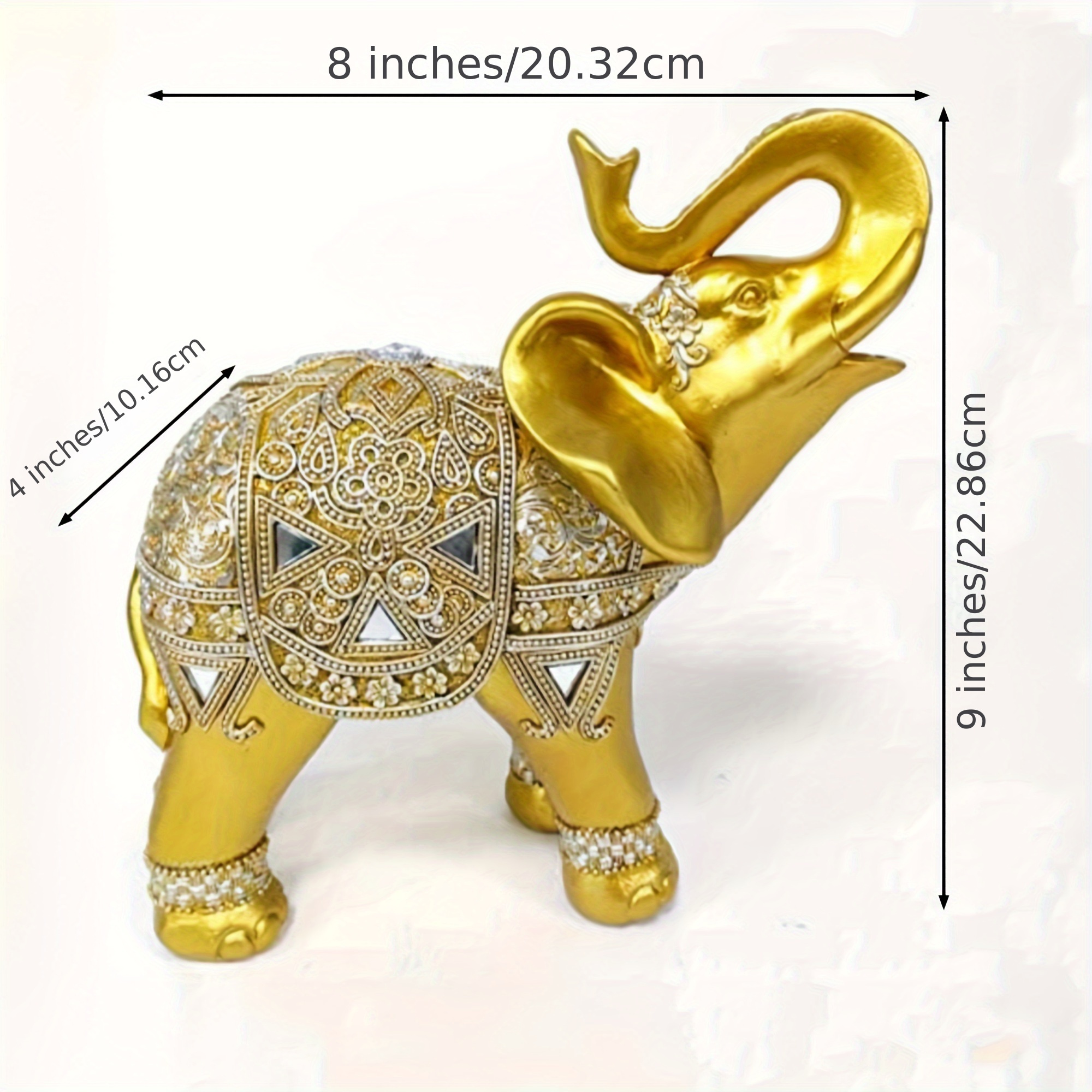 9 Inch Elephant Statue Figurin - مراجعة Home Office Gifts وسعره