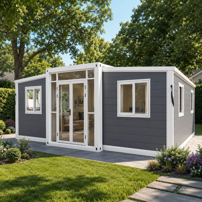 Container Home Expandable Fold - مراجعة Home Office Guest Room وسعره