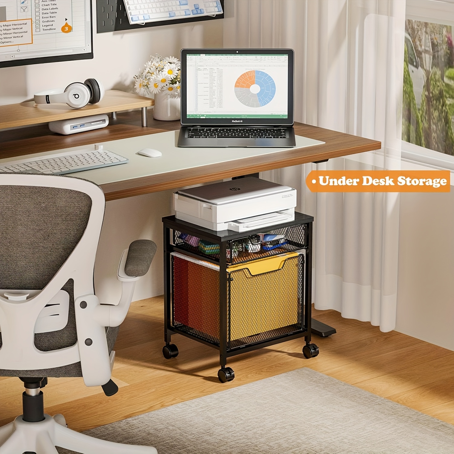 Rolling file cabinet cart, pri - مراجعة Rolling File Cart وسعره