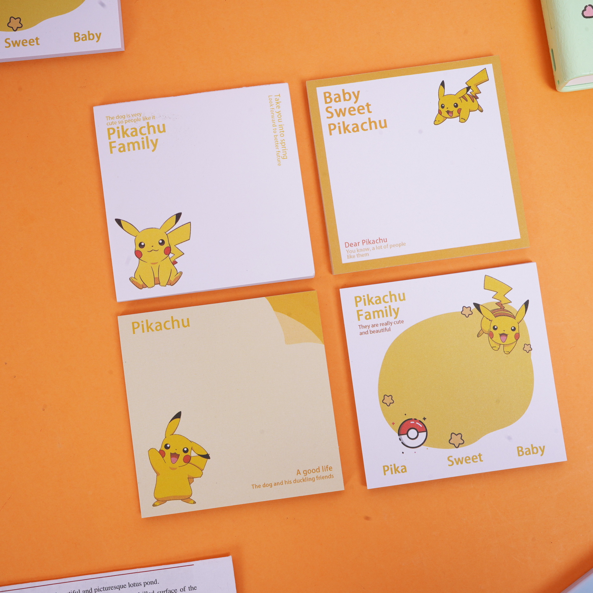 Cute Pikachu Ins Simple Sticky - مراجعة Sticky Note Dispenser وسعره