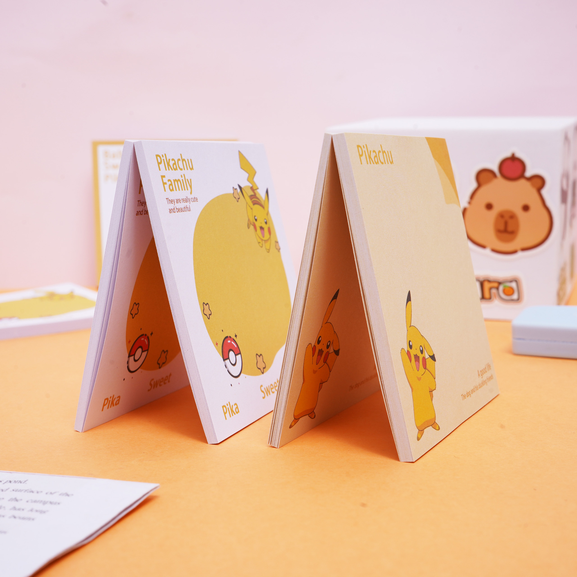 Cute Pikachu Ins Simple Sticky - مراجعة Sticky Note Dispenser وسعره
