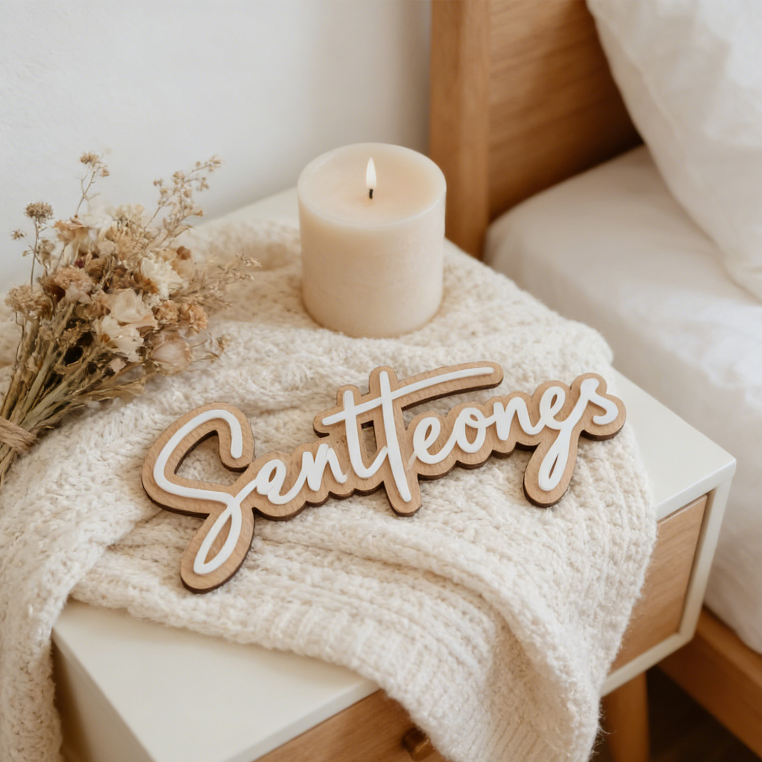 1Pc Custom Name Cute White Woo - مراجعة Home Office Gifts وسعره