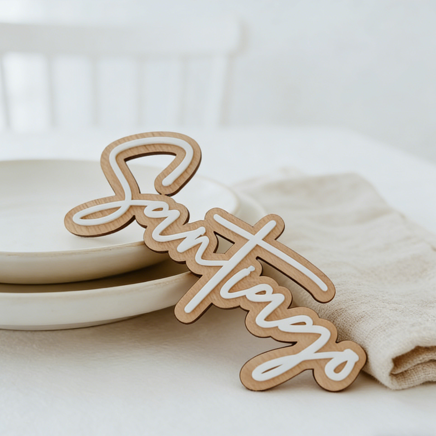 1Pc Custom Name Cute White Woo - مراجعة Home Office Gifts وسعره