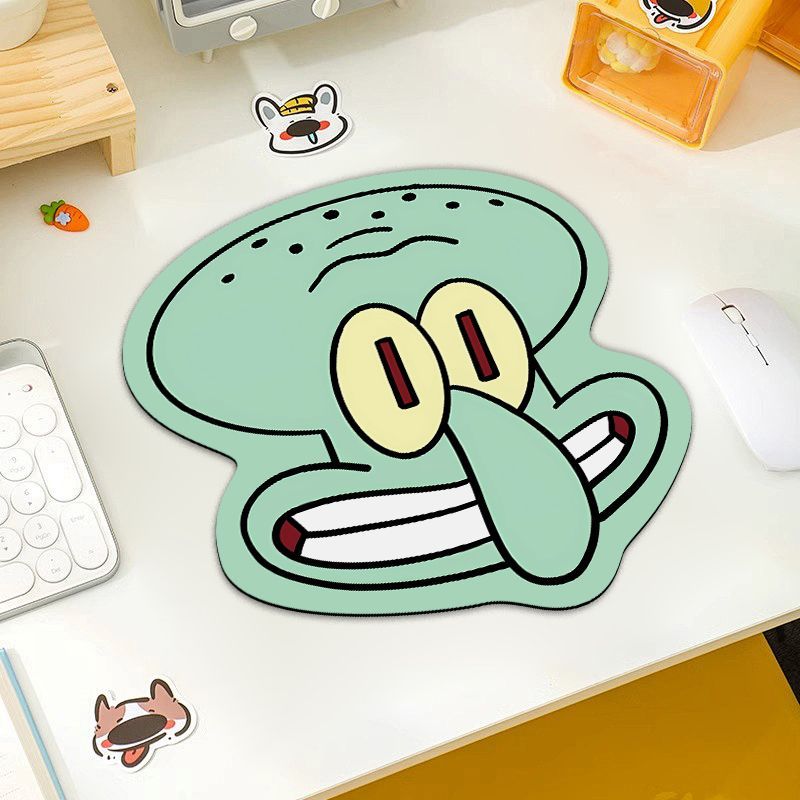SpongeBo Squidward Cartoon Mou - مراجعة Wrist Rest Pad وسعره