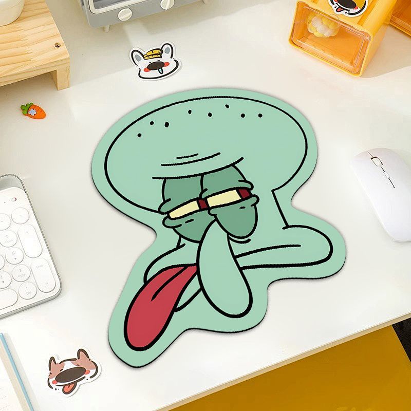 SpongeBo Squidward Cartoon Mou - مراجعة Wrist Rest Pad وسعره