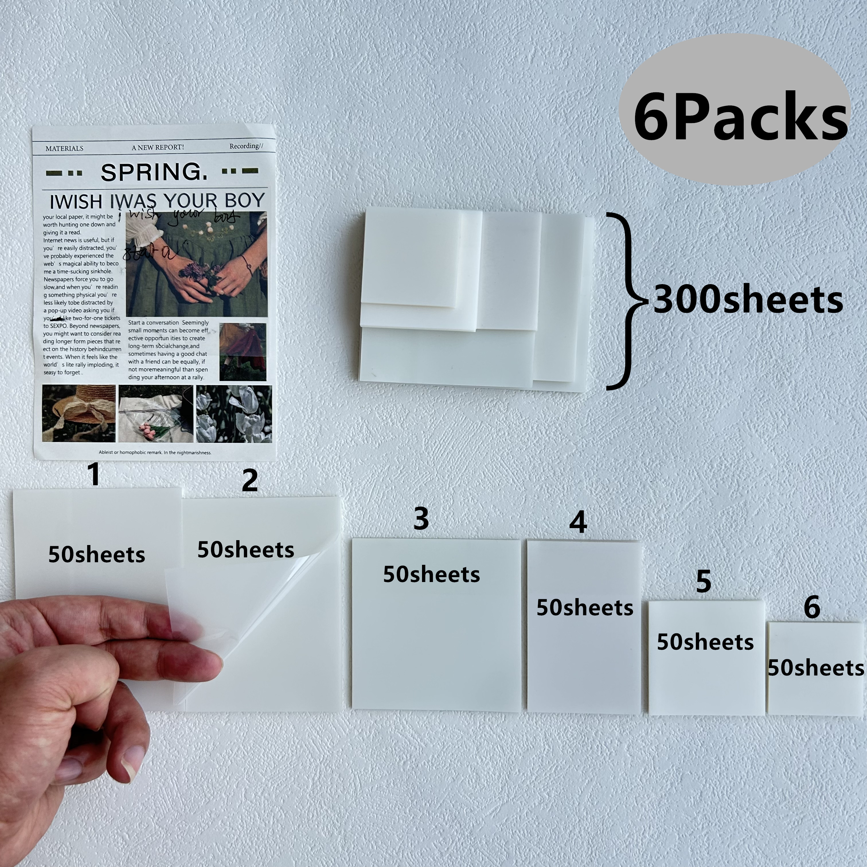 300 Sheets Creative Transparen - مراجعة Sticky Note Dispenser وسعره