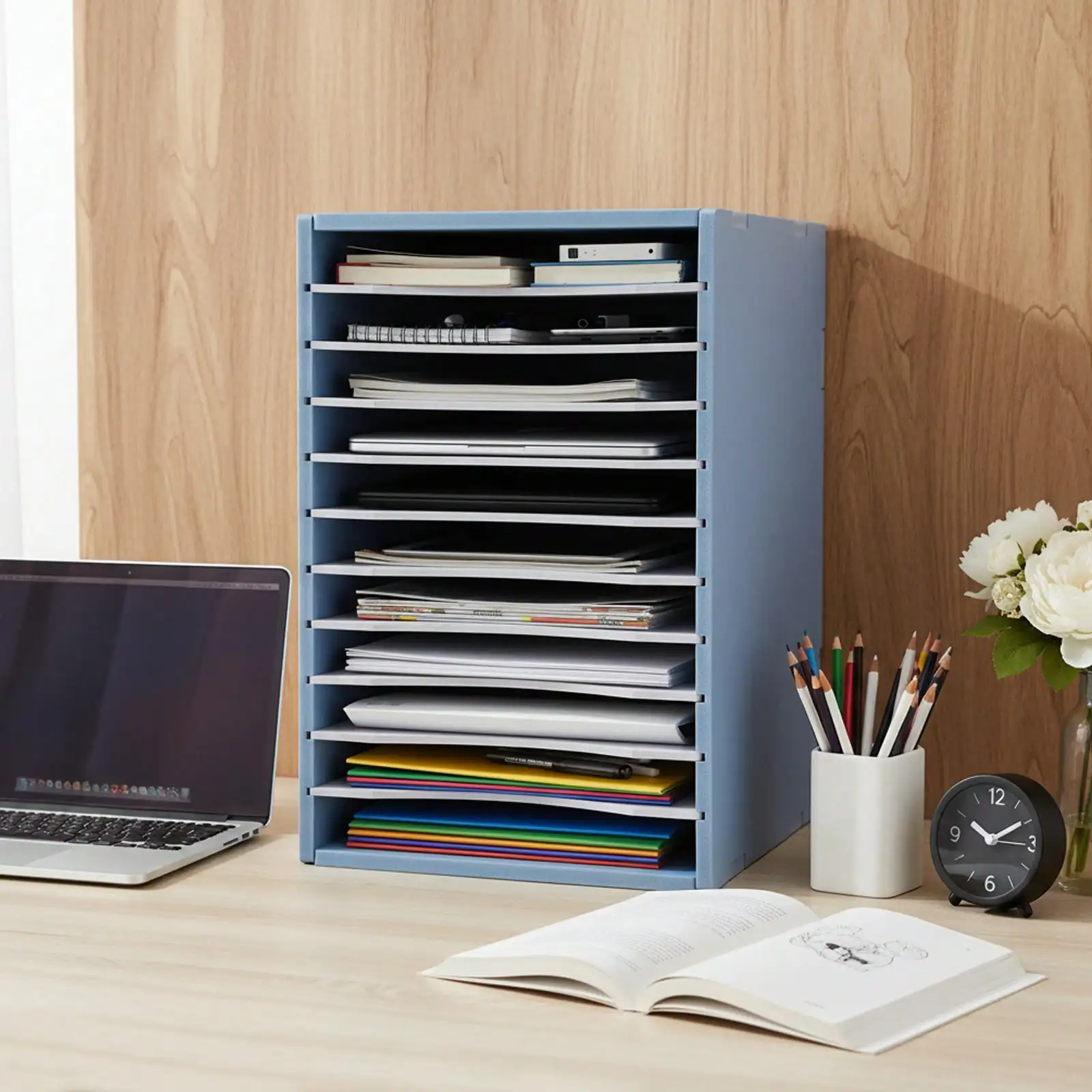 11 Slots Vertical Desktop Sort - مراجعة Letter Tray Desk وسعره