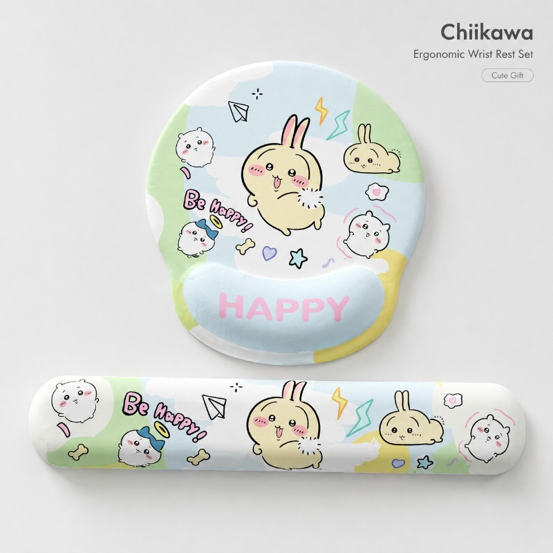 Cute Chiikawa Ergonomic Mouse  - مراجعة Wrist Rest Pad وسعره