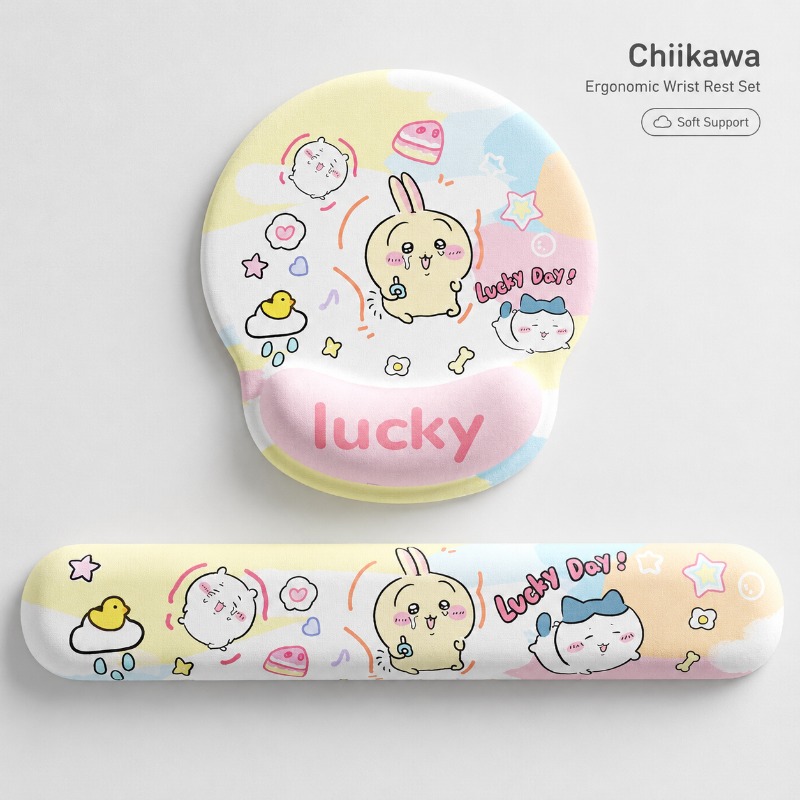 Cute Chiikawa Ergonomic Mouse  - مراجعة Wrist Rest Pad وسعره