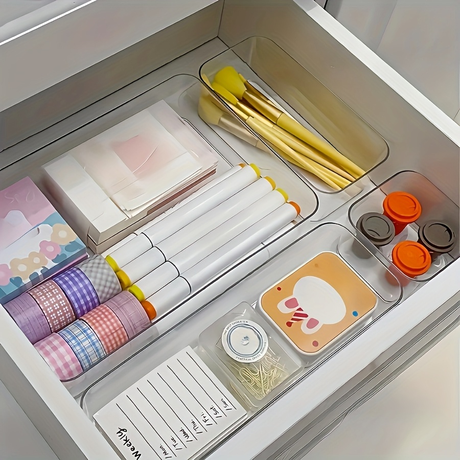 Cosmetic and Stationery Storag - مراجعة Home Office Desk With Drawers وسعره