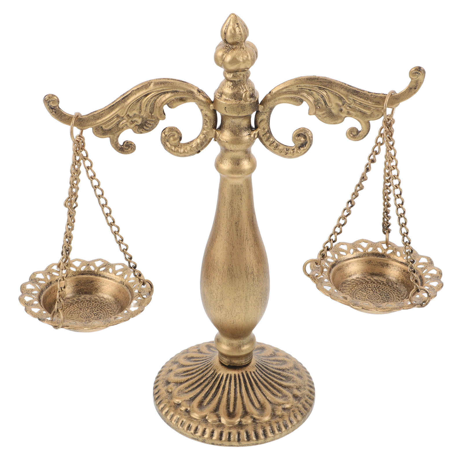 Retro Iron Balance Scale Vinta - مراجعة Home Office With Library وسعره