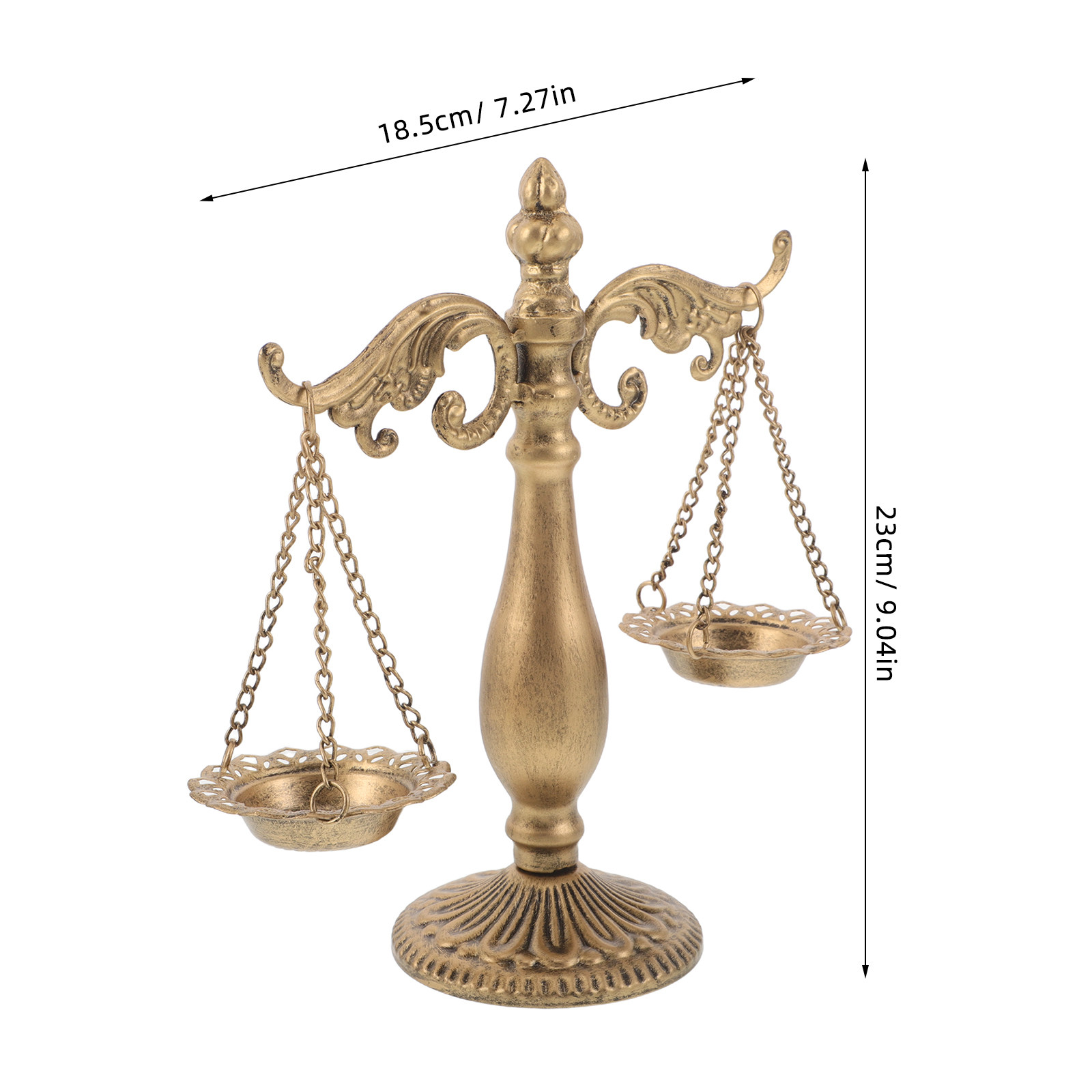Retro Iron Balance Scale Vinta - مراجعة Home Office With Library وسعره