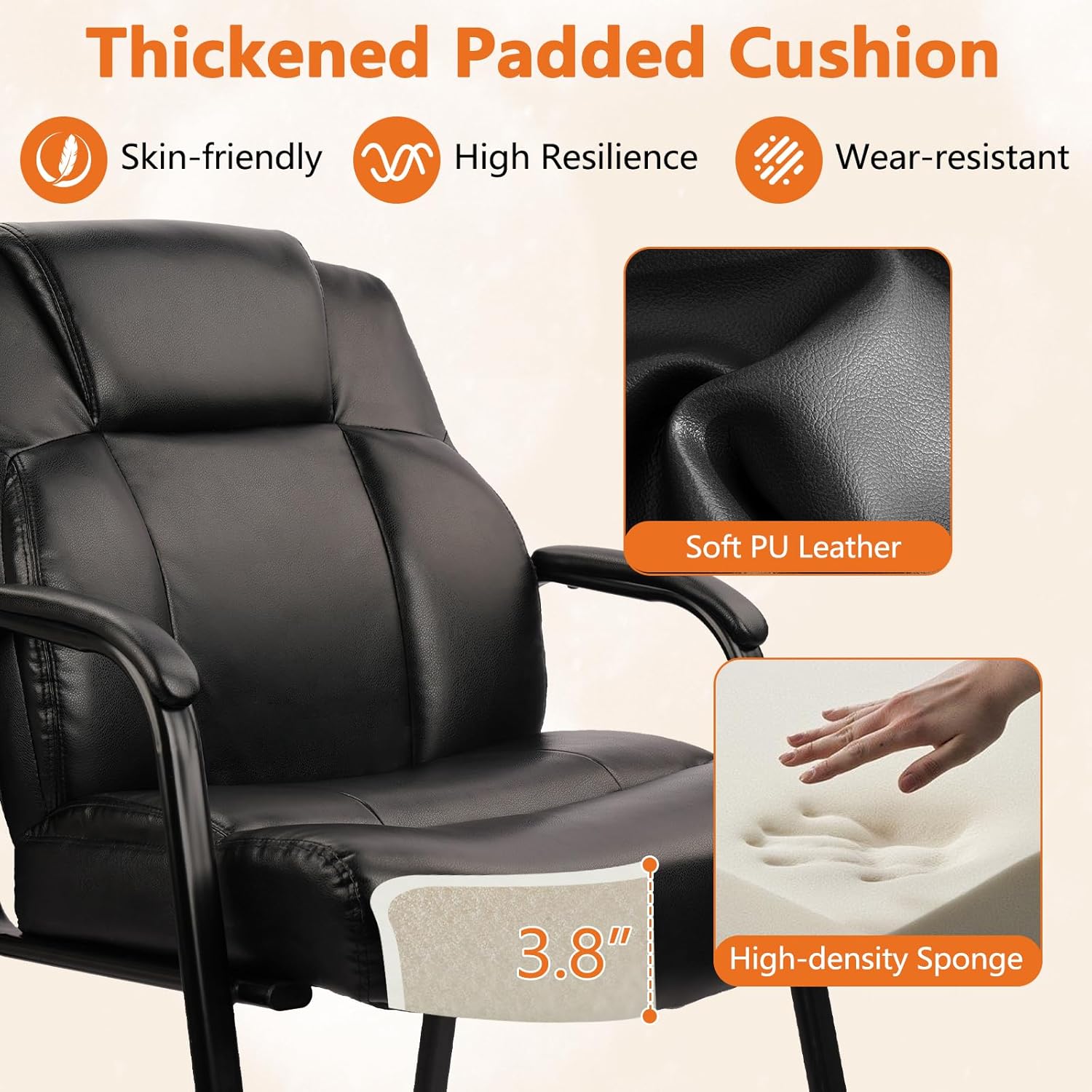 Big & Tall 500 lb. Guest Chair - مراجعة Home Office Guest Room وسعره