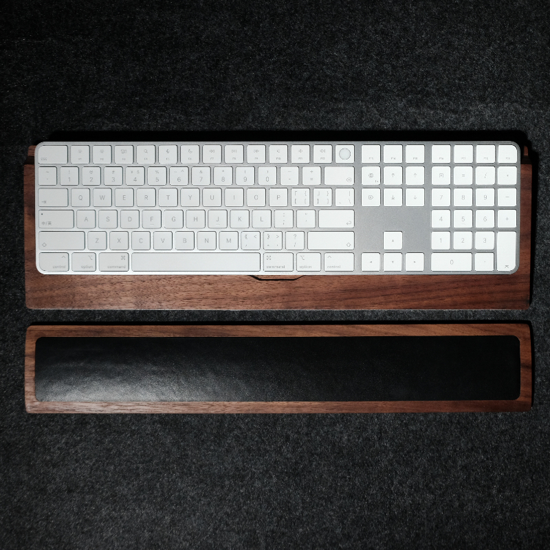 Woody Cowhide Palm Rest for Me - مراجعة Wrist Rest Pad وسعره