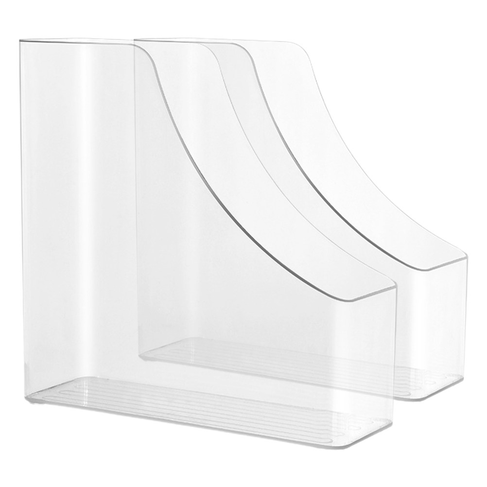 2Pcs Transparent File Organize - مراجعة Home Office With Library وسعره