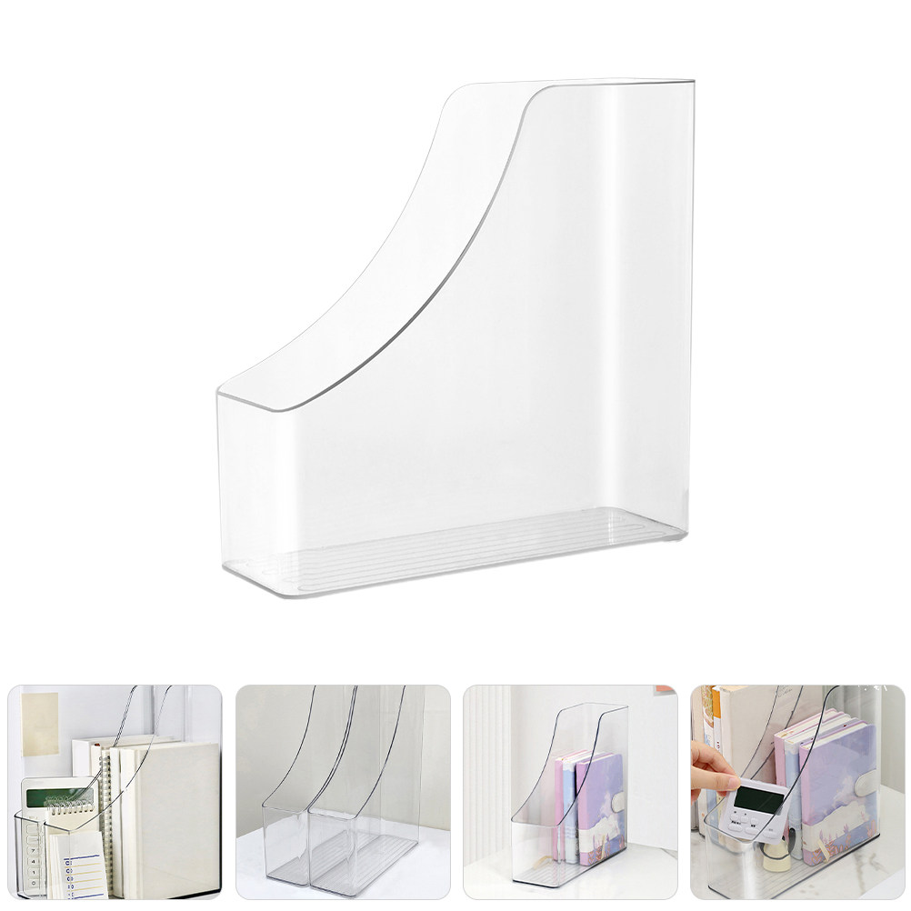2Pcs Clear File Organizer Desk - مراجعة Home Office With Library وسعره