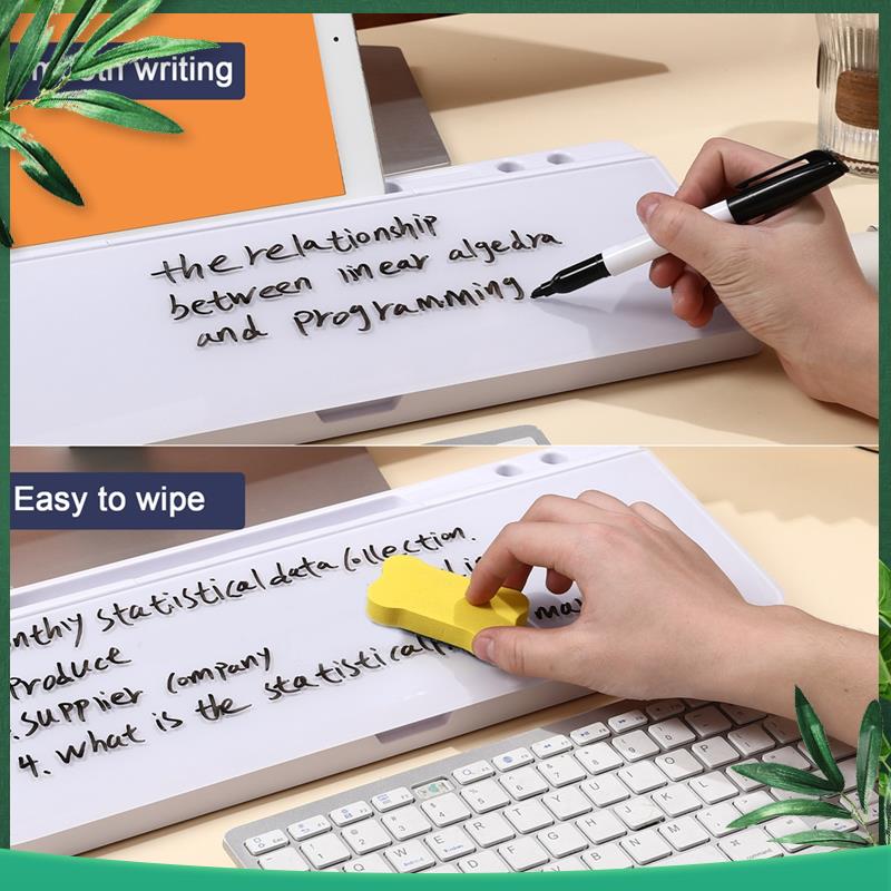 (NEW) Whiteboard Weekly White  - مراجعة Home Office Desk With Drawers وسعره