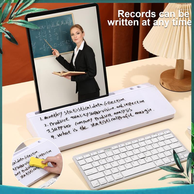 (NEW) Whiteboard Weekly White  - مراجعة Home Office Desk With Drawers وسعره