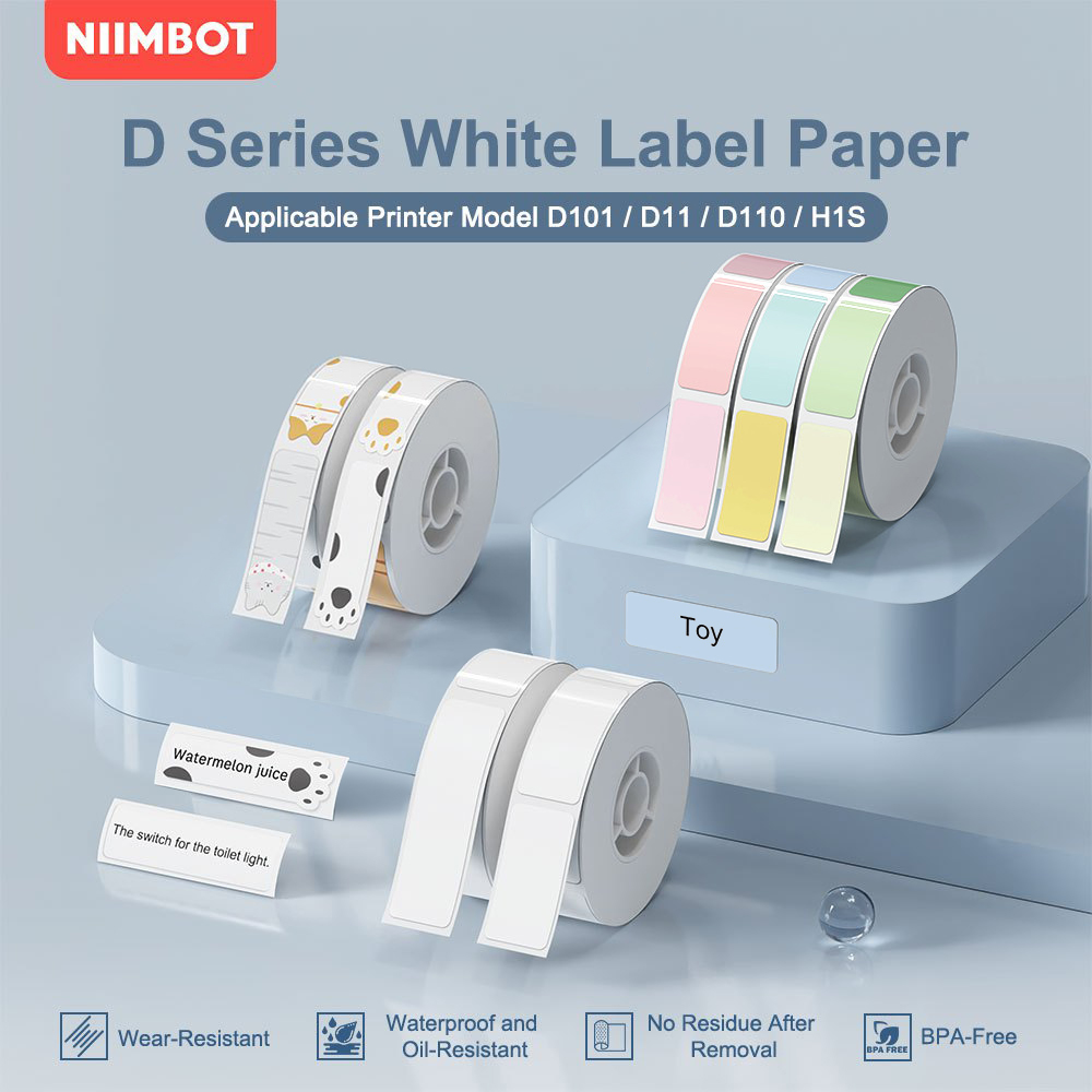 Niimbot D110 Label Paper Roll  - مراجعة Label Maker Machine وسعره