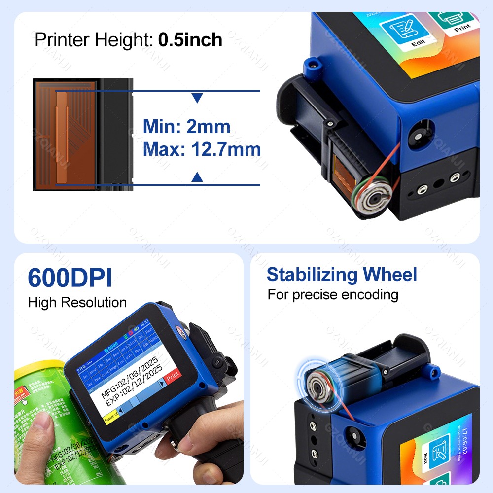 12.7mm Label Inkjet Printer Ha - مراجعة Label Maker Machine وسعره