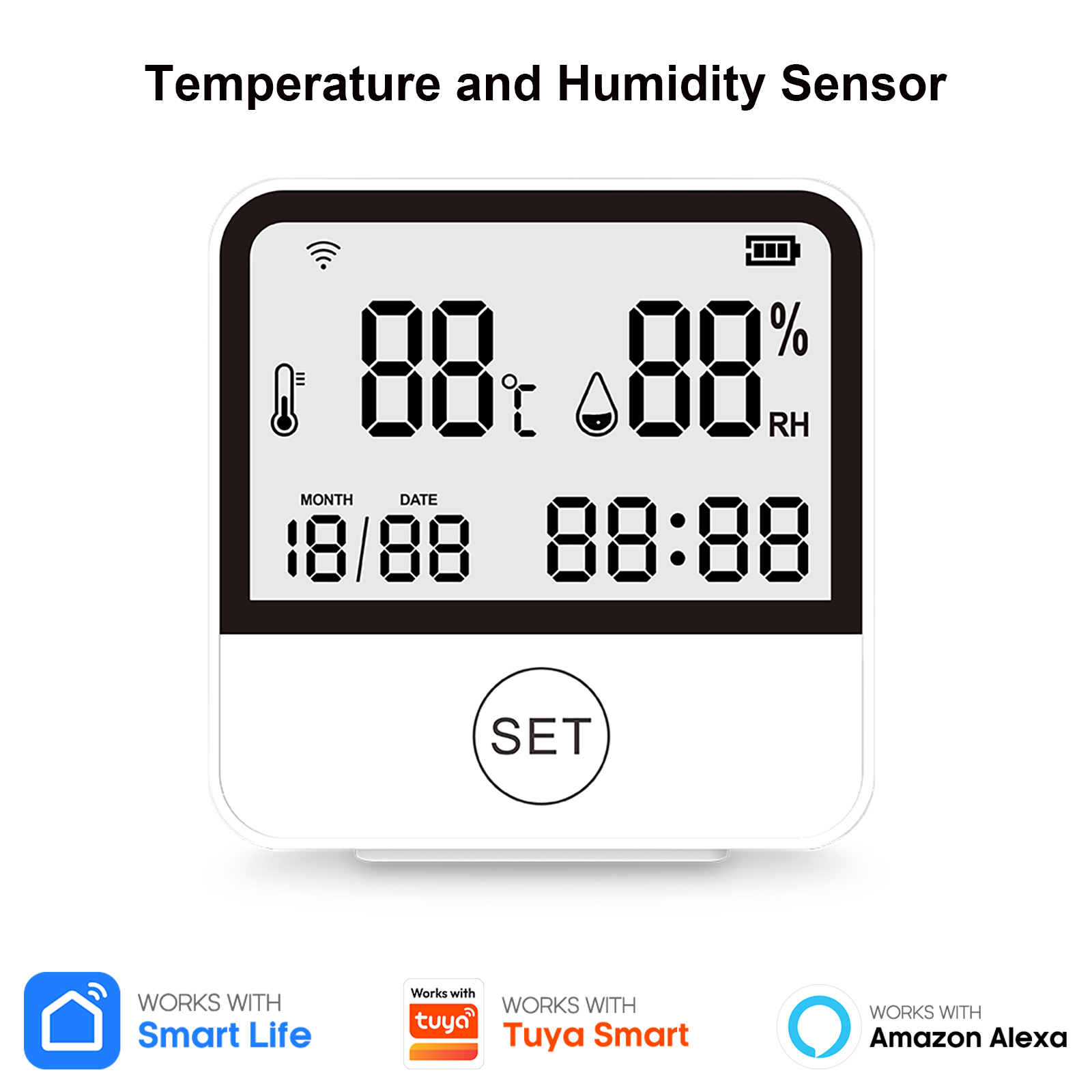 Tuya WiFi Temperature Humidity - مراجعة Home Office Amazon وسعره